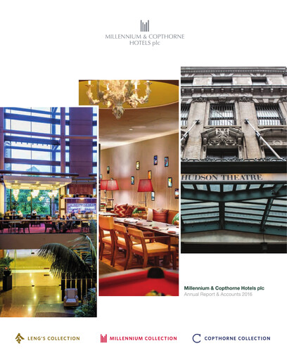 Thumbnail Millennium & Copthorne Hotels New Zealand Annual Report 2016