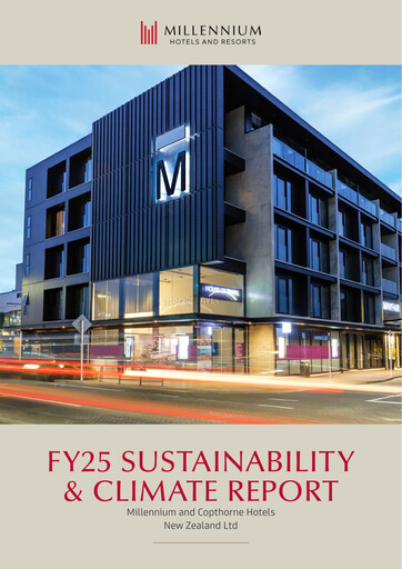 Thumbnail Millennium & Copthorne Hotels New Zealand ESG Report 2025