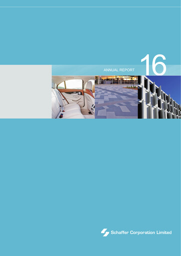 Thumbnail Schaffer Corporation Annual Report 2016
