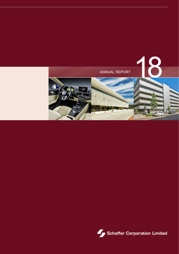 Thumbnail Schaffer Corporation Annual Report 2018