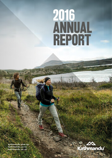 Thumbnail KMD Brands Annual Report 2016