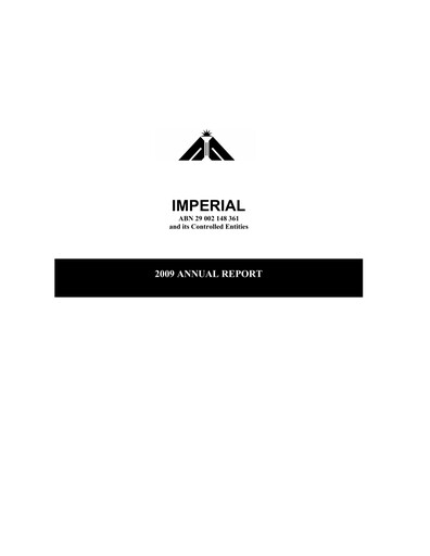 Thumbnail Empire Energy Group Annual Report 2009