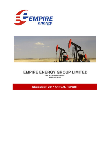 Thumbnail Empire Energy Group Annual Report 2017