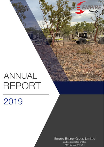 Thumbnail Empire Energy Group Annual Report 2019