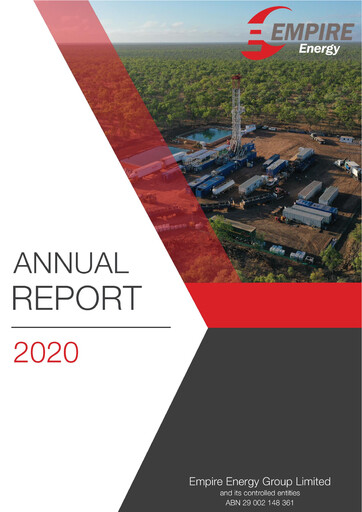 Thumbnail Empire Energy Group Annual Report 2020