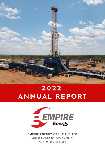 Thumbnail Empire Energy Group Annual Report 2022