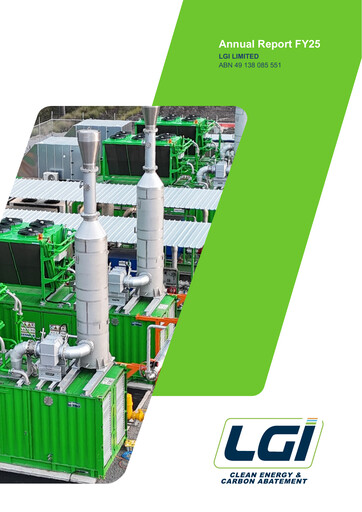 Thumbnail LGI Limited Annual Report 2025