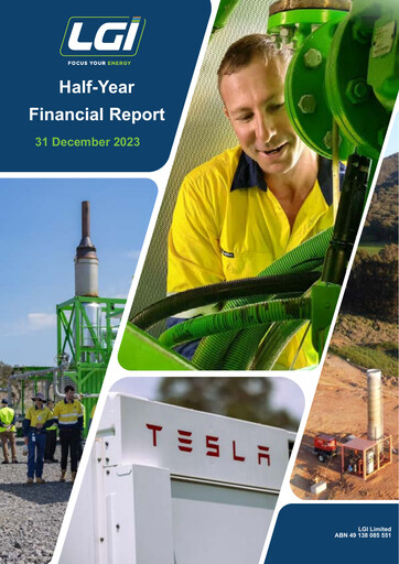 Thumbnail LGI Limited Half-year Report 2024-h1