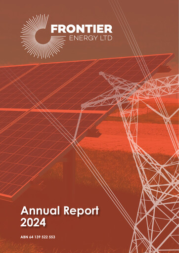 Miniature Frontier Energy Limited Rapport annuel 2024