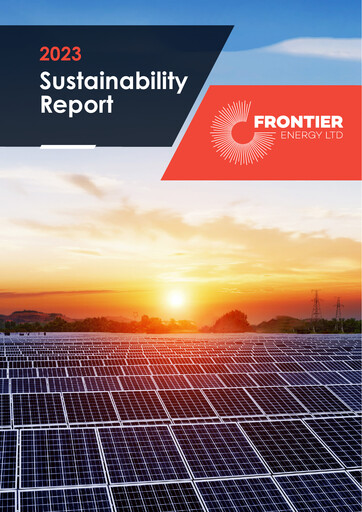 Vorschaubild Frontier Energy Limited Nachhaltigkeitsbericht 2023