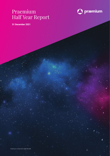 Vorschaubild Praemium Limited Halbjahresbericht 2022-h1