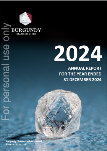 Thumbnail Burgundy Diamond Mines Annual Report 2024