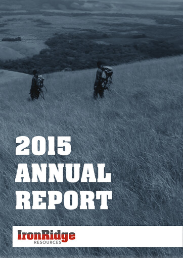 Thumbnail Atlantic Lithium Limited Annual Report 2015