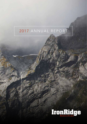 Thumbnail Atlantic Lithium Limited Annual Report 2017