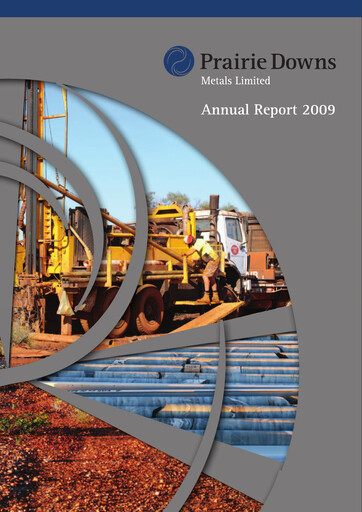Thumbnail GreenX Metals Annual Report 2009