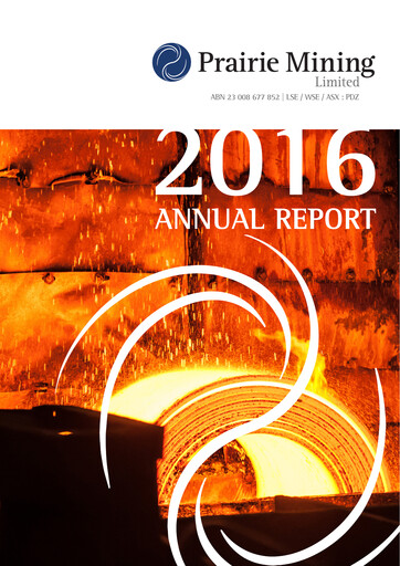 Thumbnail GreenX Metals Annual Report 2016