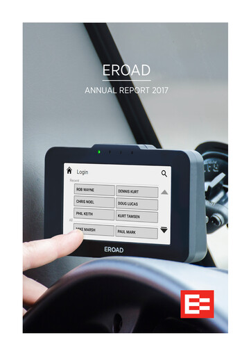 Thumbnail EROAD Limited Annual Report 2017