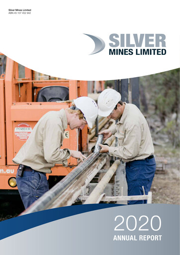 Thumbnail Silver Mines Limited Annual Report 2019-2020