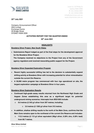 Thumbnail Silver Mines Limited Quarterly Report 2020-2021-q4