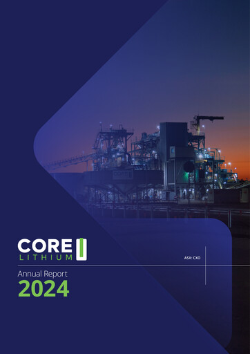 Thumbnail Core Lithium Ltd Annual Report 2023-2024