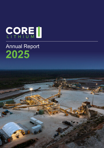 Thumbnail Core Lithium Ltd Annual Report 2024-2025
