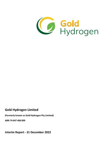 Thumbnail Gold Hydrogen Limited Financial Report 2022-h1