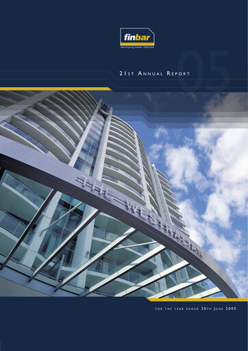 Thumbnail Finbar Group Limited Annual Report 2005