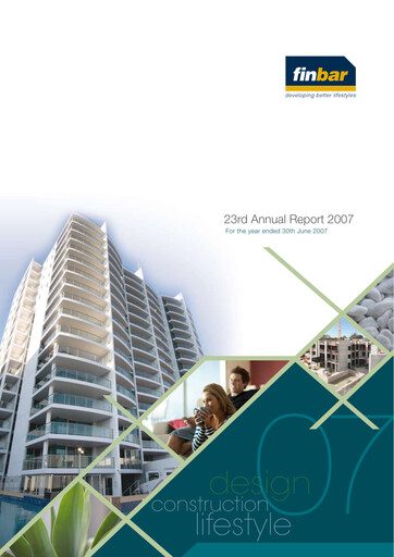 Thumbnail Finbar Group Limited Annual Report 2007