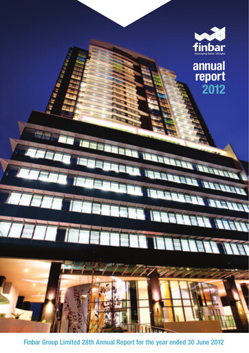 Thumbnail Finbar Group Limited Annual Report 2012