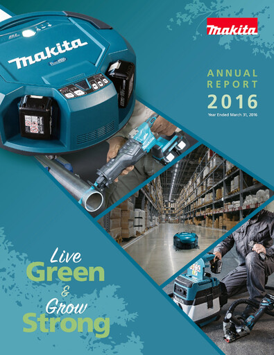 Miniature Makita Rapport annuel 2016