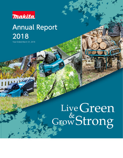 Miniature Makita Rapport annuel 2018