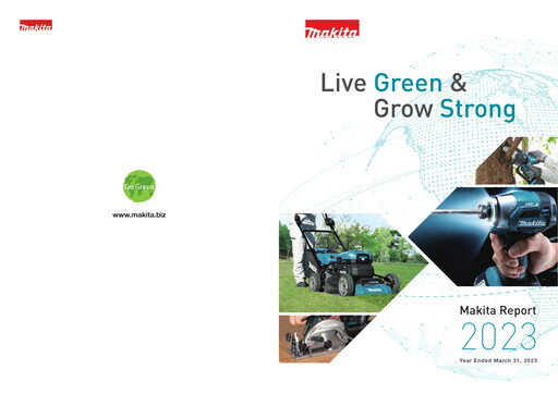 Miniature Makita Rapport annuel 2023