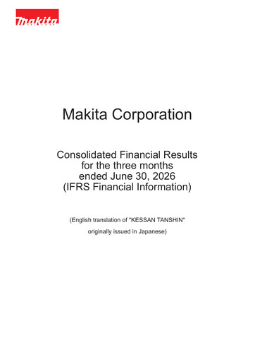 Vorschaubild Makita Quartalsbericht 2027-q1