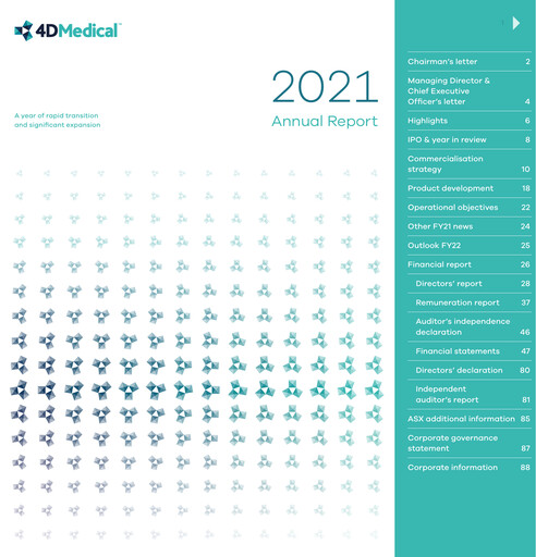 Thumbnail 4DMedical Limited Annual Report 2021
