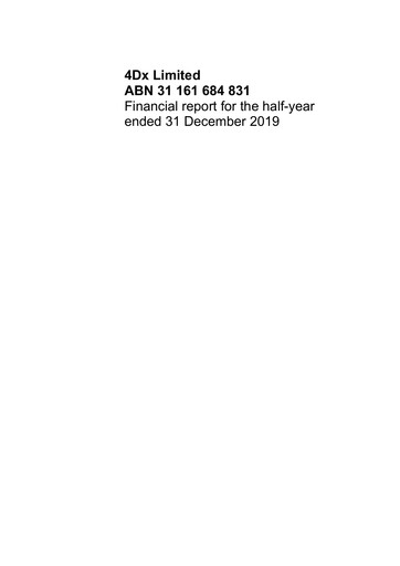 Thumbnail 4DMedical Limited Half-year Report 2019-h2