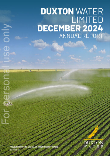 Thumbnail Duxton Water Annual Report 2024