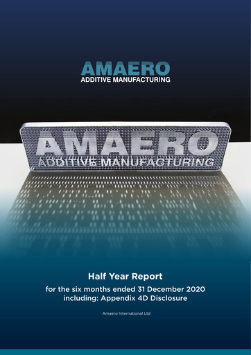 Vorschaubild Amaero International Ltd Halbjahresbericht 2020-h1