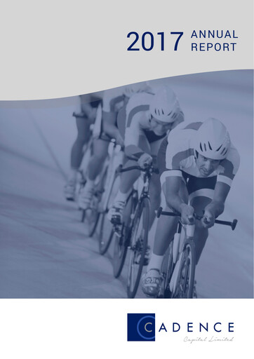 Thumbnail Cadence Capital Limited Annual Report 2017