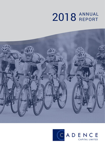 Thumbnail Cadence Capital Limited Annual Report 2018