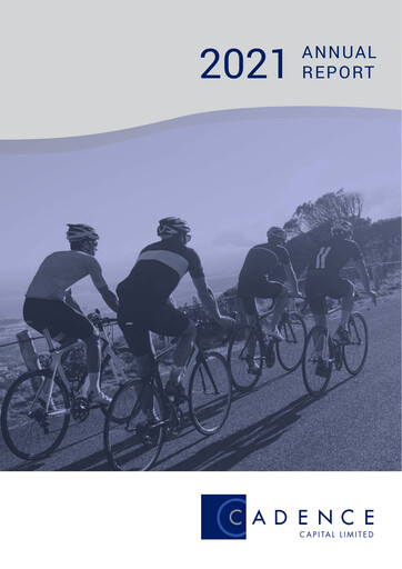 Thumbnail Cadence Capital Limited Annual Report 2021