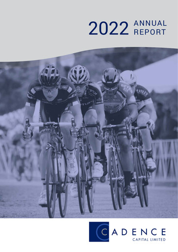 Thumbnail Cadence Capital Limited Annual Report 2022