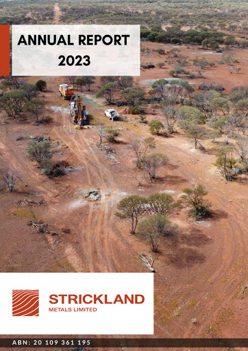 Miniature Strickland Metals Limited Rapport annuel 2023