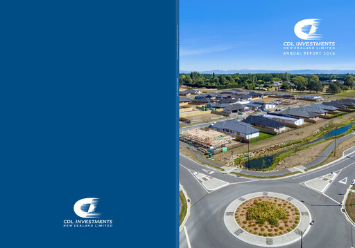 Thumbnail CDL Investments New Zealand Limited Annual Report 2016
