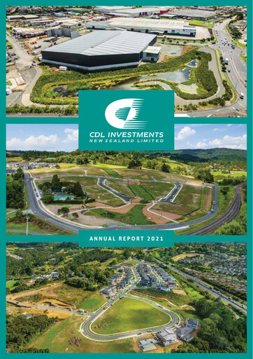 Thumbnail CDL Investments New Zealand Limited Annual Report 2021