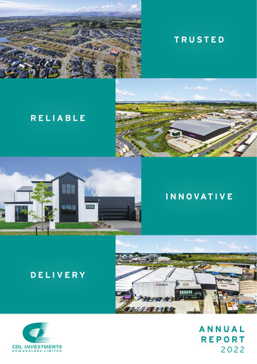Thumbnail CDL Investments New Zealand Limited Annual Report 2022