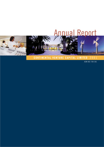Thumbnail CVC Limited Annual Report 2001