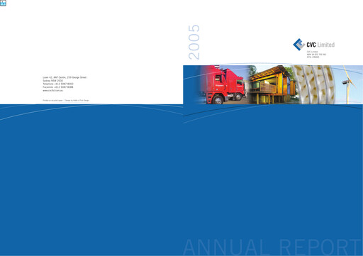 Thumbnail CVC Limited Annual Report 2005