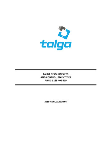 Thumbnail Talga Group Annual Report 2019