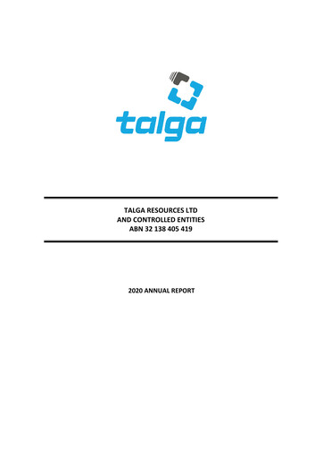 Thumbnail Talga Group Annual Report 2020