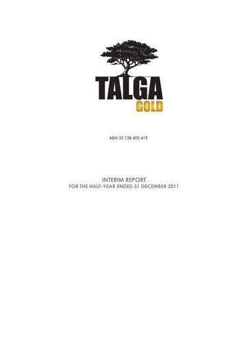 Thumbnail Talga Group Financial Report 2012-h1
